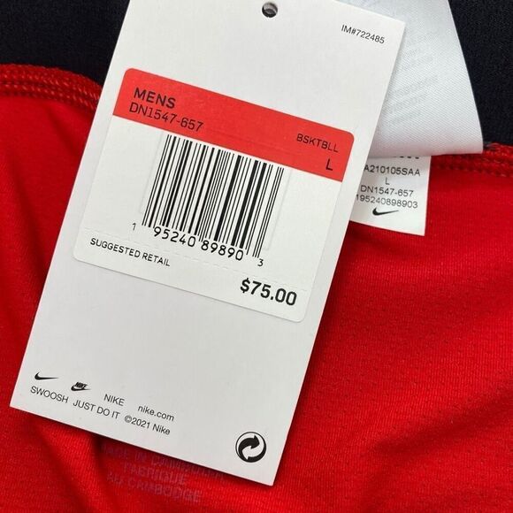 Nike Pro NBA Player Issued 3/4 Compression Tights DN1547-657 Mens Size Large New - Picture 8 of 8